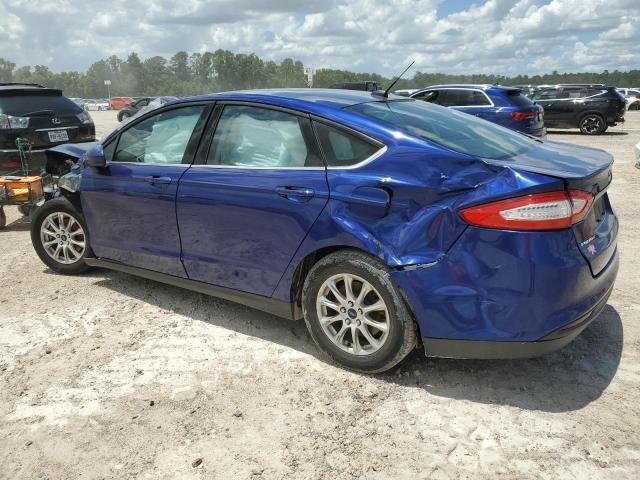 3FA6P0G76GR257852 - 2016 FORD FUSION S BLUE photo 2