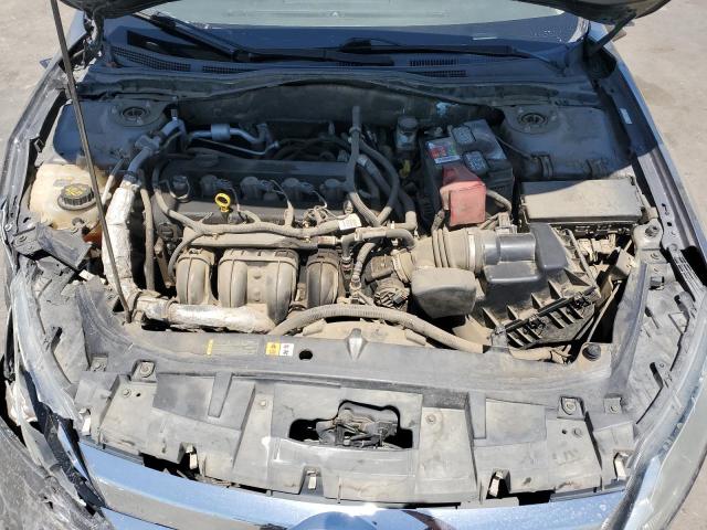 3FAHP0HA6CR357382 - 2012 FORD FUSION SE GRAY photo 11