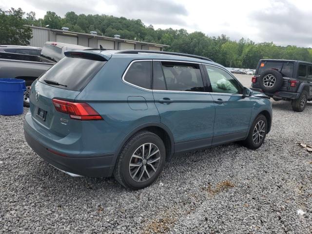 3VV2B7AX4KM196369 - 2019 VOLKSWAGEN TIGUAN SE Bleu photo 3