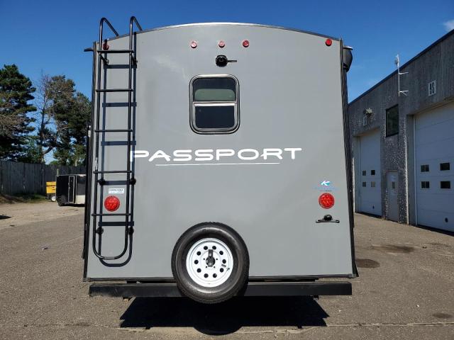 4YDT24024MD414166 - 2021 KEYSTONE PASSPORT BLACK photo 8