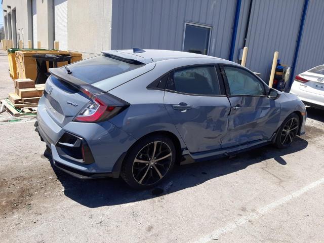SHHFK7H4XMU411609 - 2021 HONDA CIVIC SPORT 灰色 照片 3