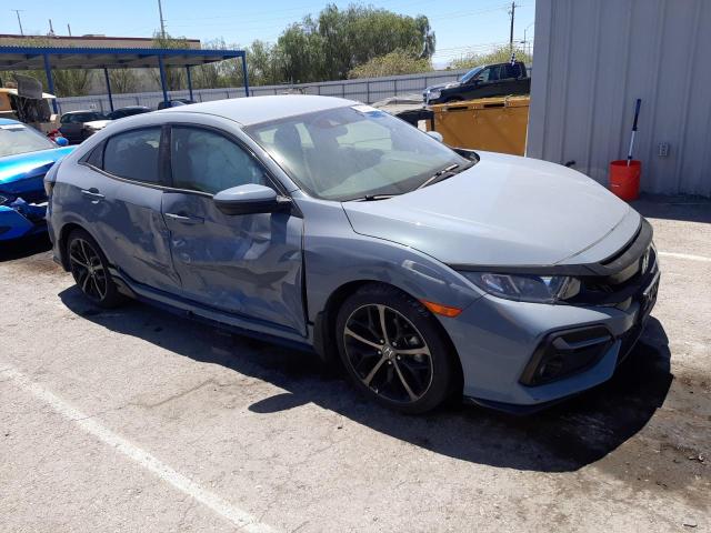 SHHFK7H4XMU411609 - 2021 HONDA CIVIC SPORT 灰色 照片 4