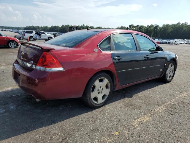 2G1WD58C179410518 - 2007 CHEVROLET IMPALA SUPER SPORT RED photo 3