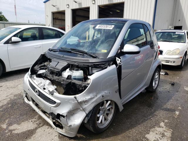 WMEEJ9AA1EK792171 - 2014 SMART FORTWO SILVER photo 1