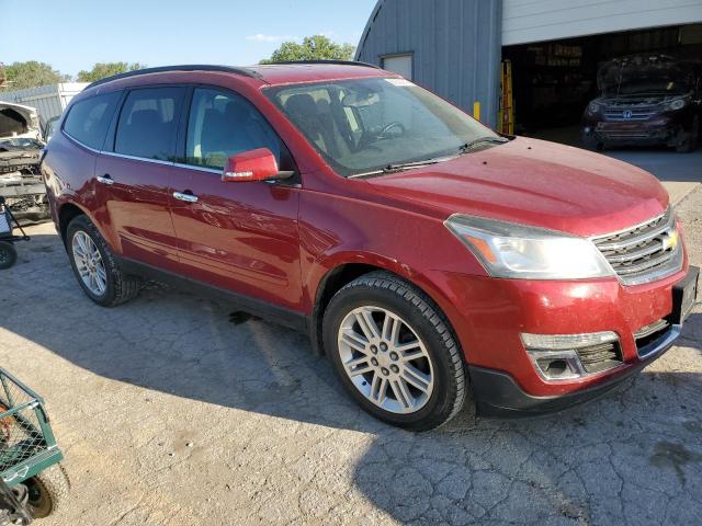 1GNKVGKDXEJ218216 - 2014 CHEVROLET TRAVERSE LT RED photo 4