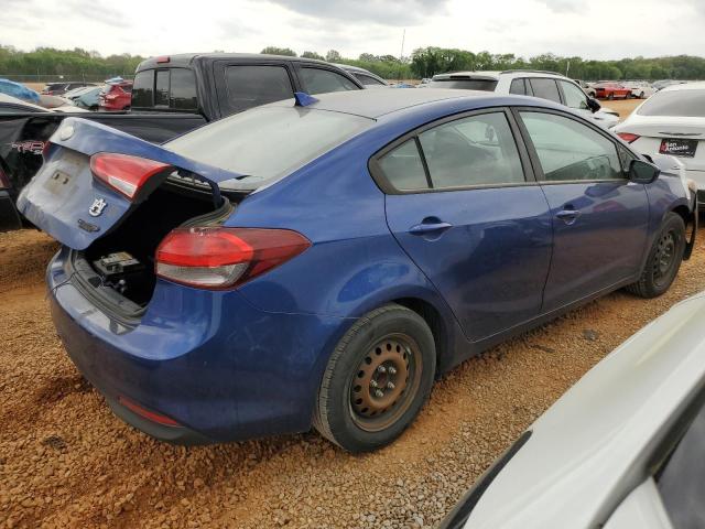 3KPFK4A78JE167805 - 2018 KIA FORTE LX BLUE photo 3