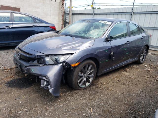 19XFC1F78LE208781 - 2020 HONDA CIVIC EXL ნაცრისფერი ფოტო 1