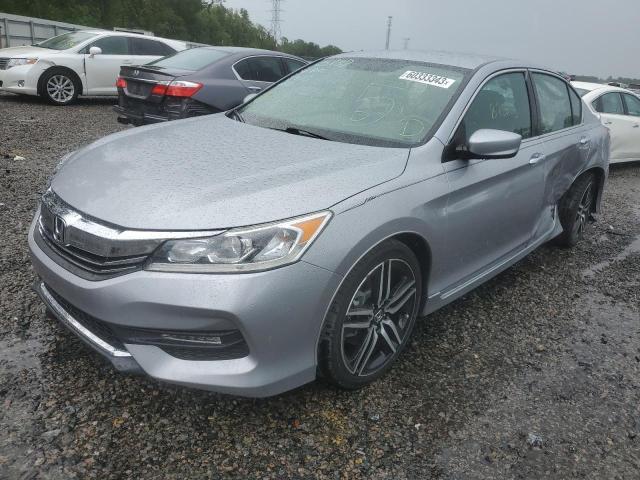 1HGCR2F13HA024184 - 2017 HONDA ACCORD SPORT SPECIAL EDITION SILVER photo 1