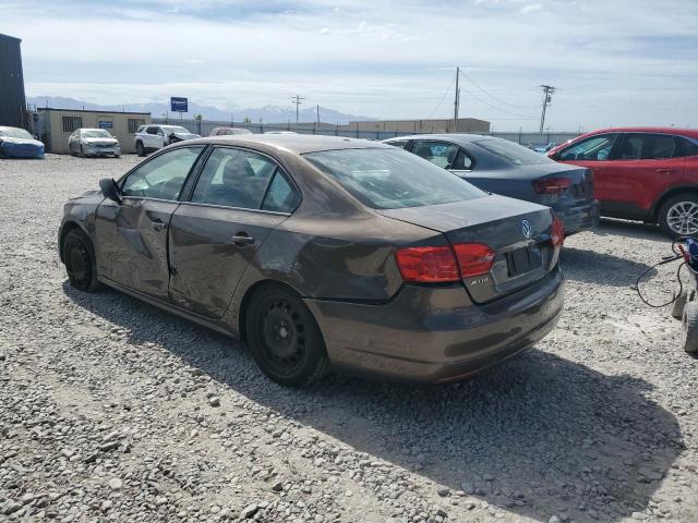 3VW2K7AJ3EM236744 - 2014 VOLKSWAGEN JETTA BASE BROWN photo 2