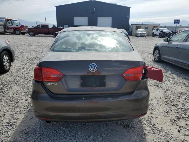 3VW2K7AJ3EM236744 - 2014 VOLKSWAGEN JETTA BASE BROWN photo 6