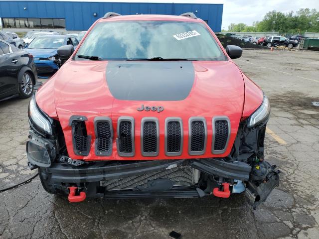 1C4PJMBB2HW635473 - 2017 JEEP CHEROKEE TRAILHAWK RED photo 5