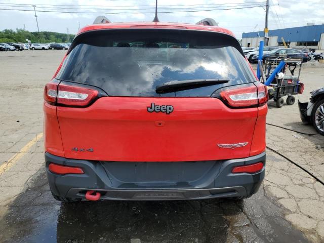 1C4PJMBB2HW635473 - 2017 JEEP CHEROKEE TRAILHAWK RED photo 6