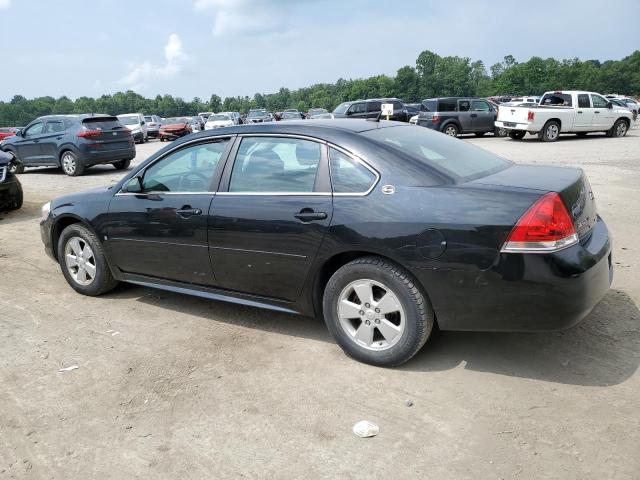 2G1WT57N091106555 - 2009 CHEVROLET IMPALA 1LT BLACK photo 2