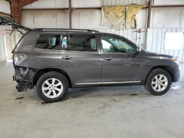 5TDBK3EH7CS110533 - 2012 TOYOTA HIGHLANDER BASE GRAY photo 3