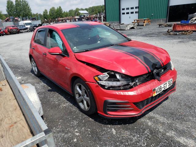 3VW447AU8JM290225 - 2018 VOLKSWAGEN GTI S/SE RED photo 4