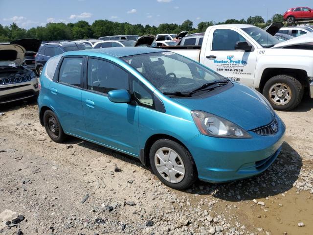 JHMGE8H3XDC017534 - 2013 HONDA FIT BLUE photo 4