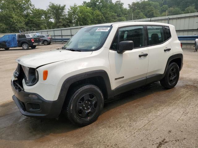 ZACCJBAH2HPF60621 - 2017 JEEP RENEGADE SPORT WHITE photo 1