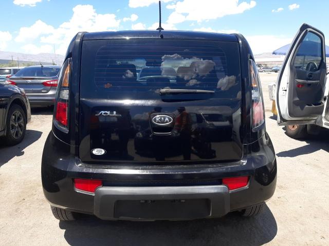 KNDJT2A11B7236021 - 2011 KIA SOUL BLACK photo 6