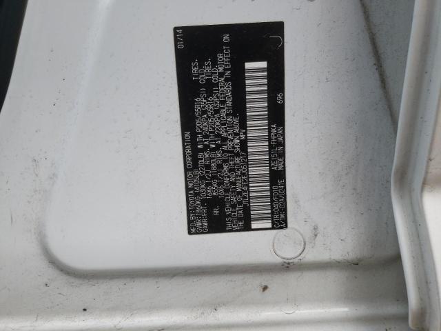 JTLZE4FE2EJ051217 - 2014 TOYOTA SCION XB 白色 照片 10