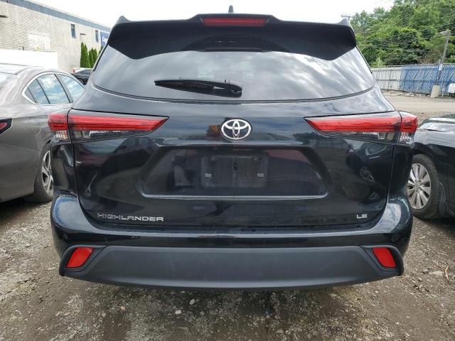 5TDZZRAH5NS544486 - 2022 TOYOTA HIGHLANDER L BLACK photo 6