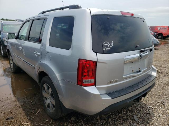 5FNYF4H92FB031157 - 2015 HONDA PILOT TOURING SILVER photo 2