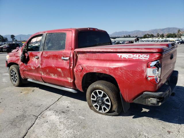 5TFAW5F10HX587531 - 2017 TOYOTA TUNDRA CREWMAX 1794 RED photo 2