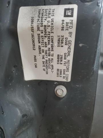 1G8AJ55F16Z203912 - 2006 SATURN ION LEVEL 2 BLACK photo 13