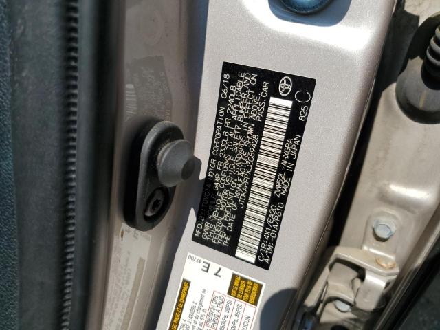 JTDKARFPXJ3089428 - 2018 TOYOTA PRIUS PRIM 金色 照片 12