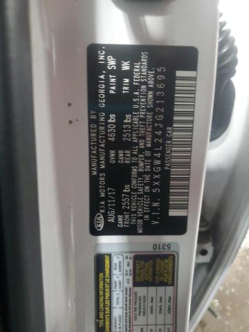 5XXGW4L24JG213695 - 2018 KIA OPTIMA SX 白色 照片 12