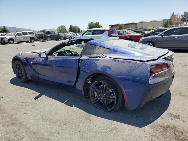 1G1YB2D71H5109025 - 2017 CHEVROLET CORVETTE STINGRAY 1LT BLUE photo 2