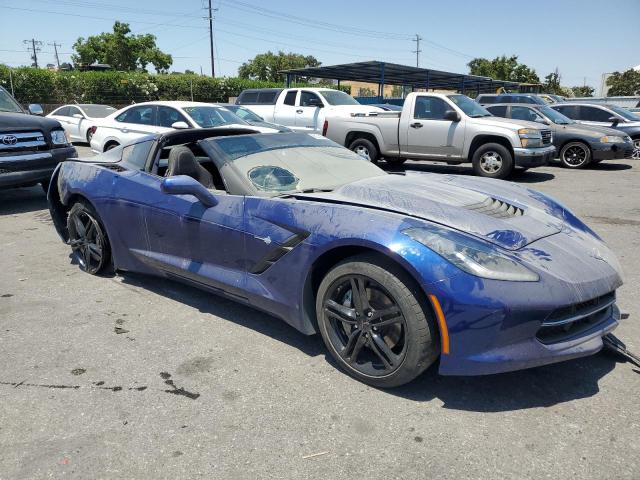 1G1YB2D71H5109025 - 2017 CHEVROLET CORVETTE STINGRAY 1LT BLUE photo 4