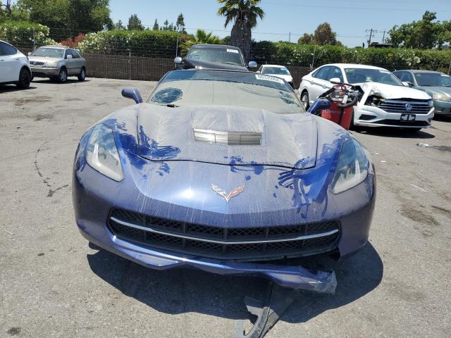 1G1YB2D71H5109025 - 2017 CHEVROLET CORVETTE STINGRAY 1LT BLUE photo 5