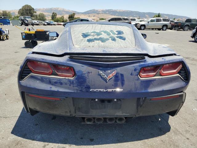 1G1YB2D71H5109025 - 2017 CHEVROLET CORVETTE STINGRAY 1LT BLUE photo 6