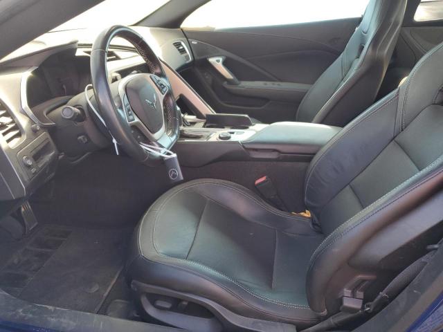 1G1YB2D71H5109025 - 2017 CHEVROLET CORVETTE STINGRAY 1LT BLUE photo 7