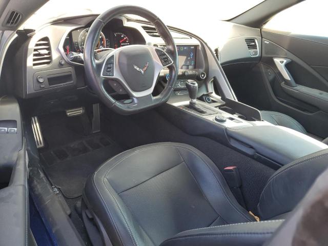1G1YB2D71H5109025 - 2017 CHEVROLET CORVETTE STINGRAY 1LT BLUE photo 8