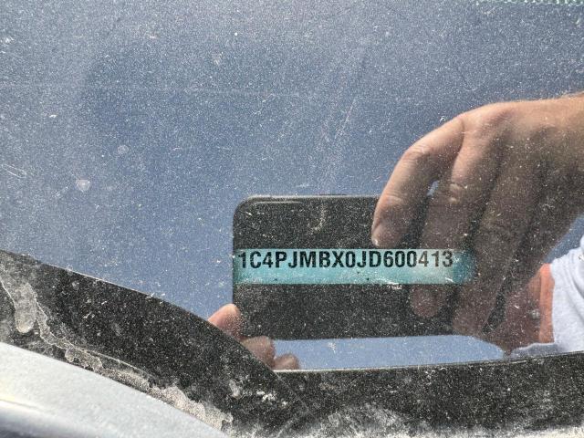 1C4PJMBX0JD600413 - 2018 JEEP CHEROKEE TRAILHAWK GRAY photo 10