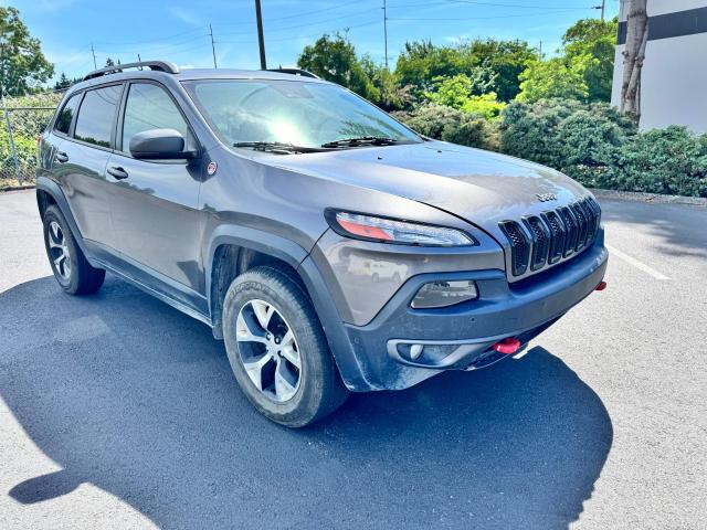 1C4PJMBX0JD600413 - 2018 JEEP CHEROKEE TRAILHAWK GRAY photo 2