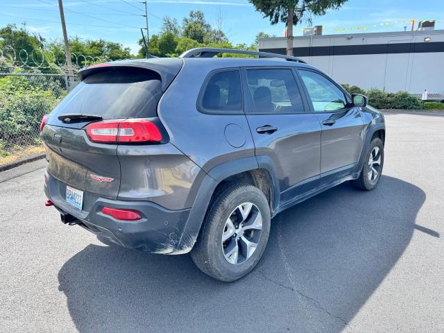 1C4PJMBX0JD600413 - 2018 JEEP CHEROKEE TRAILHAWK GRAY photo 4