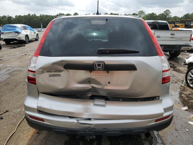 5J6RE3H32AL001475 - 2010 HONDA CR-V LX SILVER photo 6