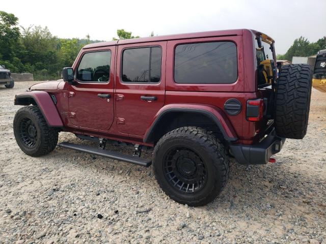 1C4HJXFGXMW668582 - 2021 JEEP WRANGLER RUBICON BURGUNDY photo 2