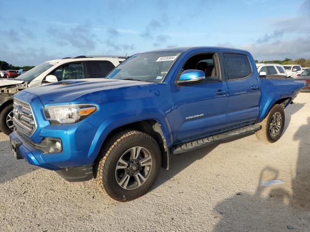 5TFAZ5CN3HX049792 - 2017 TOYOTA TACOMA DOUBLE CAB BLUE photo 1