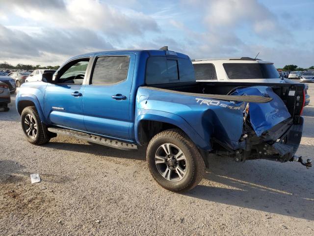 5TFAZ5CN3HX049792 - 2017 TOYOTA TACOMA DOUBLE CAB BLUE photo 2