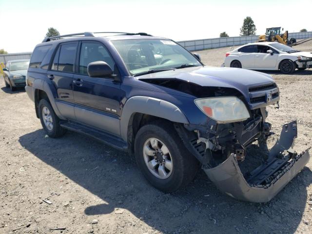 JTEBU14R338001186 - 2003 TOYOTA 4 RUNNER SR5 BLUE photo 4