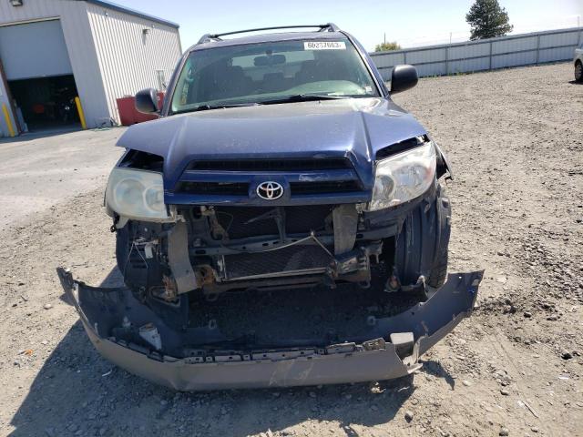 JTEBU14R338001186 - 2003 TOYOTA 4 RUNNER SR5 BLUE photo 5