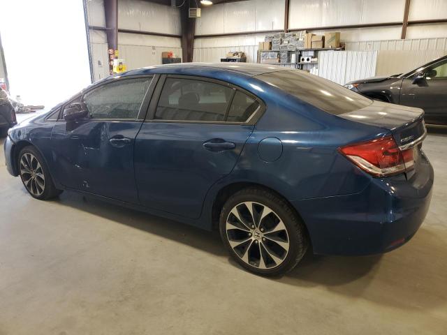 19XFB2F58DE215500 - 2013 HONDA CIVIC LX BLUE photo 2