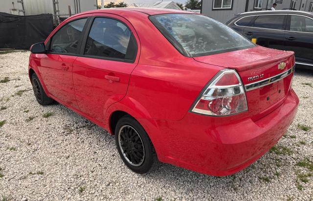KL1TD5DE4AB048957 - 2010 CHEVROLET AVEO LS RED photo 3