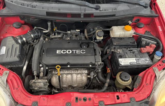 KL1TD5DE4AB048957 - 2010 CHEVROLET AVEO LS RED photo 7