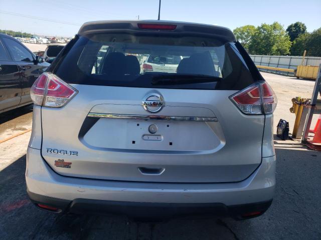 KNMAT2MT0FP520596 - 2015 NISSAN ROGUE S SILVER photo 6