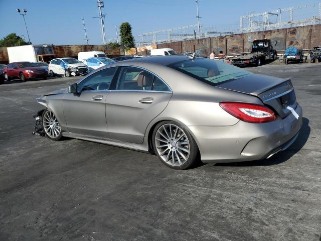 WDDLJ9BBXGA167733 - 2016 MERCEDES-BENZ CLS 550 4MATIC TAN photo 2