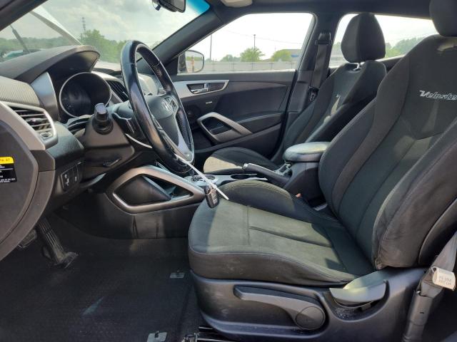 KMHTC6AD8HU315735 - 2017 HYUNDAI VELOSTER WHITE photo 7